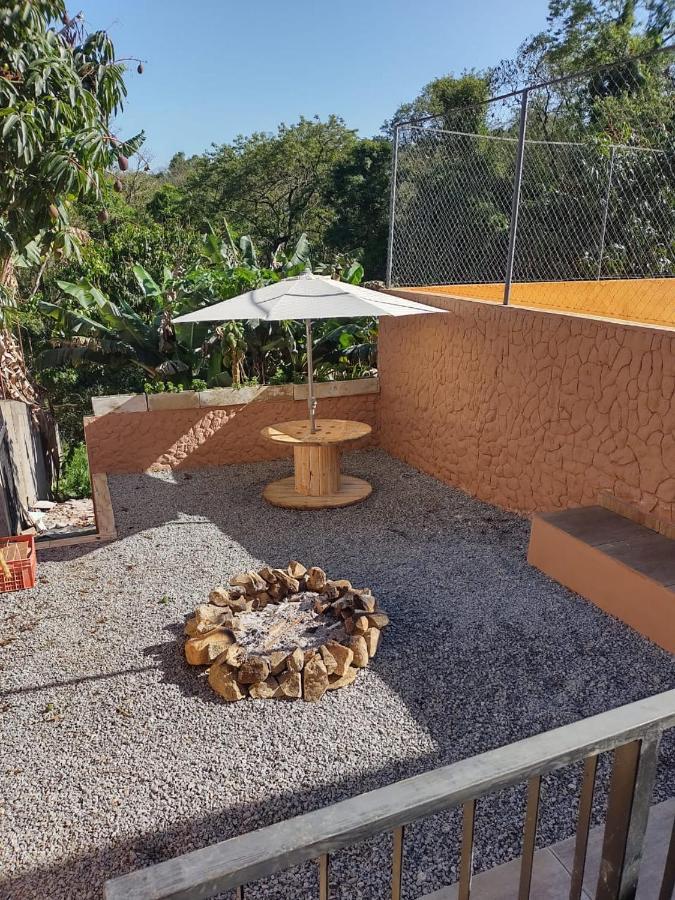 Chacara Bella Vida Com Piscina Churrasqueira Salao De Festas Fogao A Lenha Quadra Aracariguama Kültér fotó