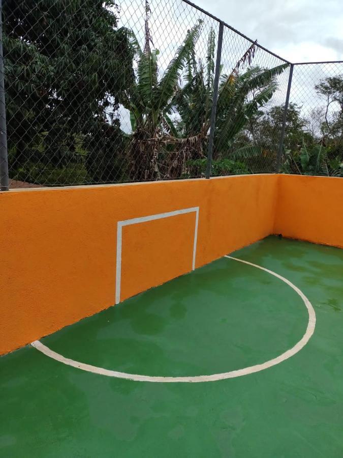 Chacara Bella Vida Com Piscina Churrasqueira Salao De Festas Fogao A Lenha Quadra Aracariguama Kültér fotó