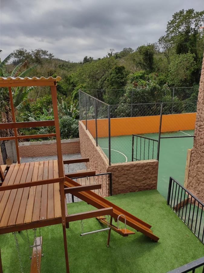 Chacara Bella Vida Com Piscina Churrasqueira Salao De Festas Fogao A Lenha Quadra Aracariguama Kültér fotó