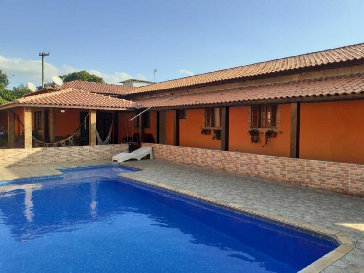 Chacara Bella Vida Com Piscina Churrasqueira Salao De Festas Fogao A Lenha Quadra Aracariguama Kültér fotó
