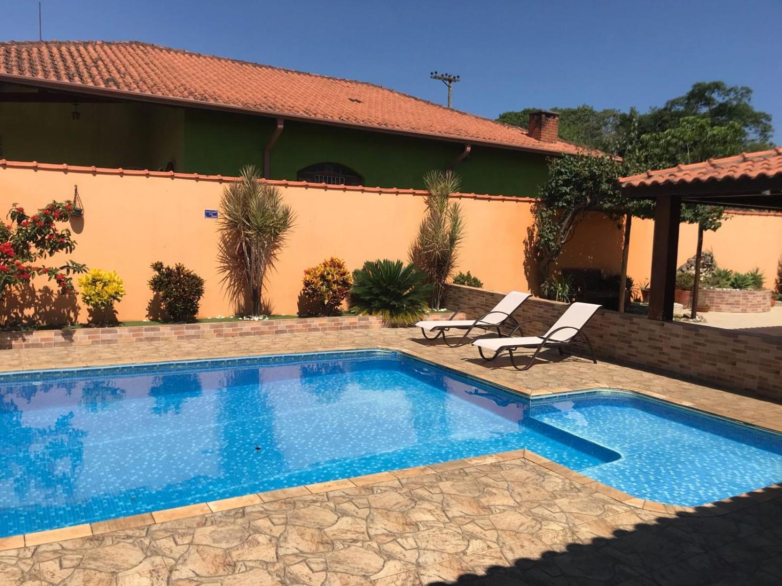 Chacara Bella Vida Com Piscina Churrasqueira Salao De Festas Fogao A Lenha Quadra Aracariguama Kültér fotó