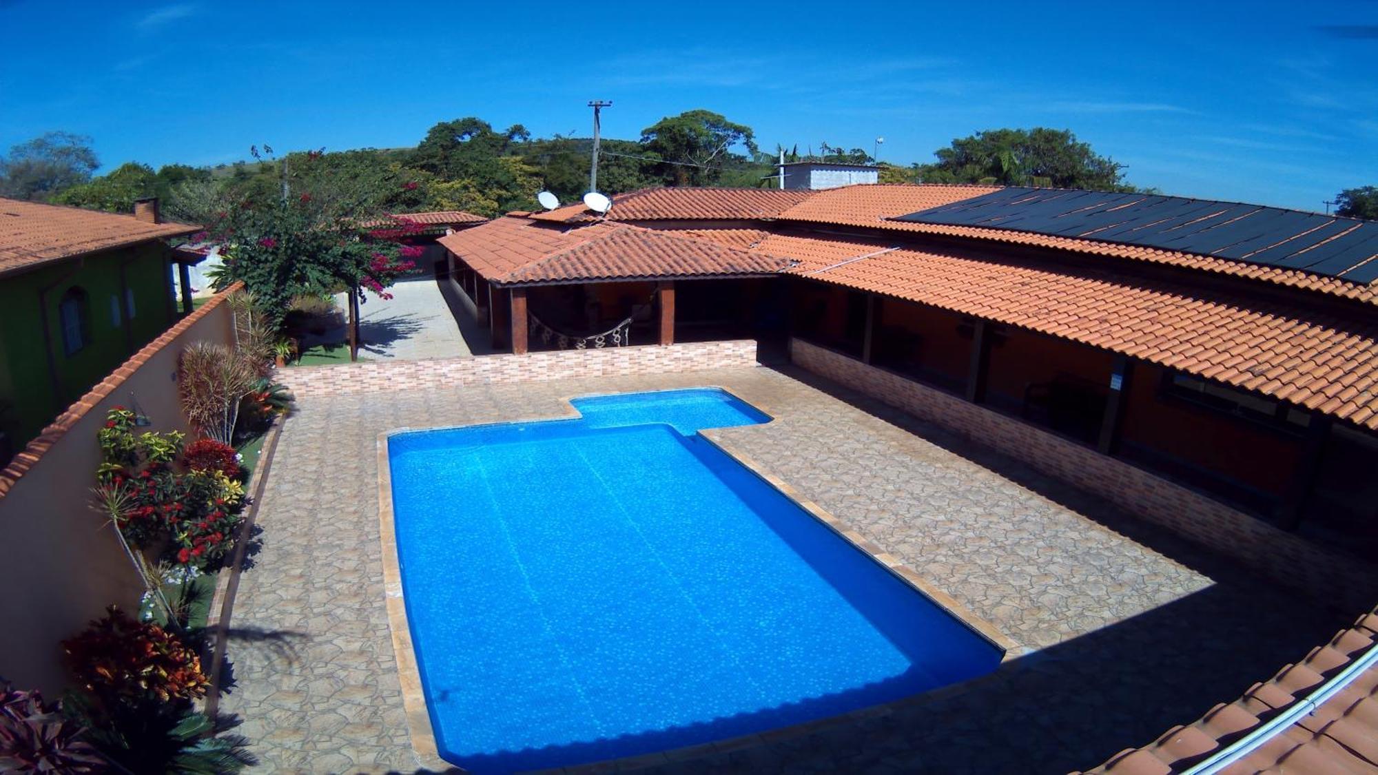 Chacara Bella Vida Com Piscina Churrasqueira Salao De Festas Fogao A Lenha Quadra Aracariguama Kültér fotó