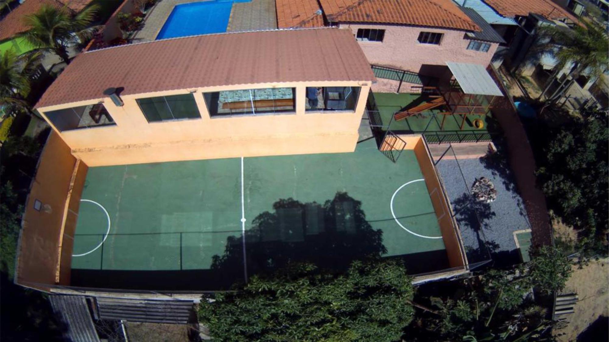 Chacara Bella Vida Com Piscina Churrasqueira Salao De Festas Fogao A Lenha Quadra Aracariguama Kültér fotó
